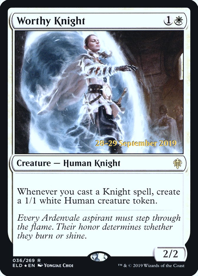 Worthy Knight  [Throne of Eldraine Prerelease Promos] | Mega City Incorporated