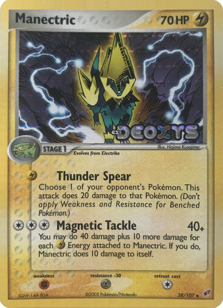 Manectric (38/107) (Stamped) [EX: Deoxys] | Mega City Incorporated