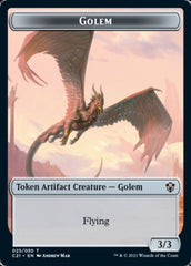 Golem (025) // Thopter Token [Commander 2021 Tokens] | Mega City Incorporated