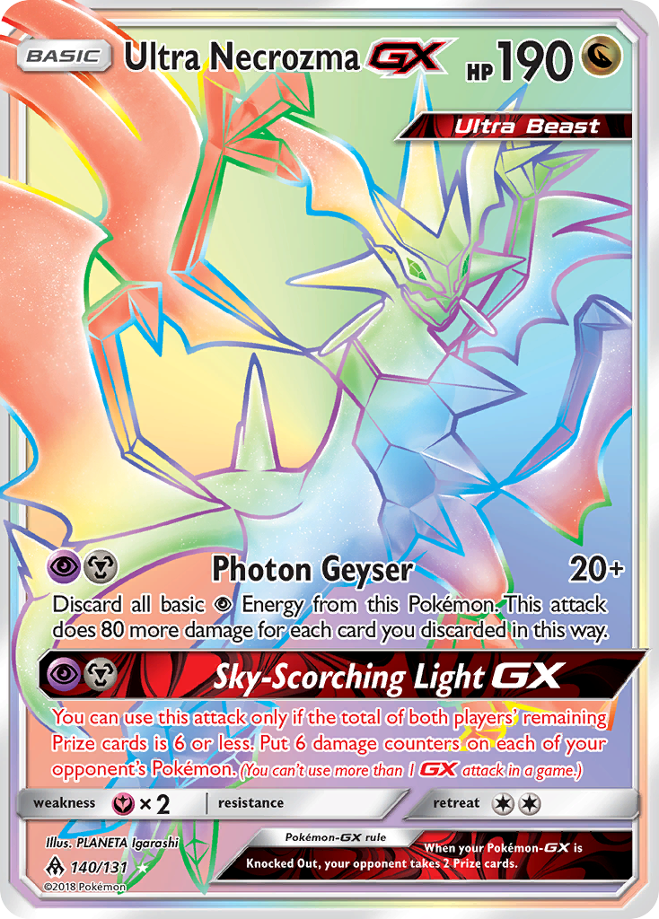 Ultra Necrozma GX (140/131) [Sun & Moon: Forbidden Light] | Mega City Incorporated