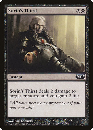 Sorin's Thirst [Magic 2012] | Mega City Incorporated