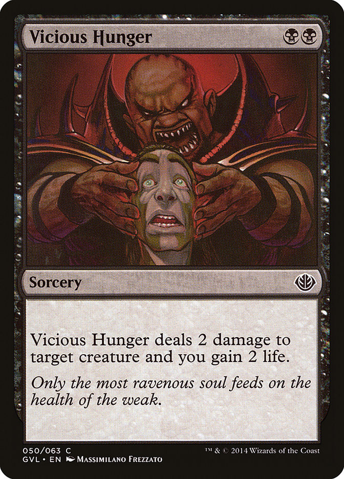 Vicious Hunger (Garruk vs. Liliana) [Duel Decks Anthology] | Mega City Incorporated