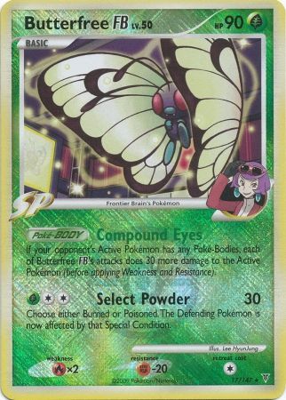 Butterfree FB LV.50 (17/147) (League Promo) [Platinum: Supreme Victors] | Mega City Incorporated