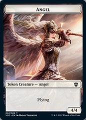 Angel // Clue Double-sided Token [Innistrad: Crimson Vow Commander Tokens] | Mega City Incorporated