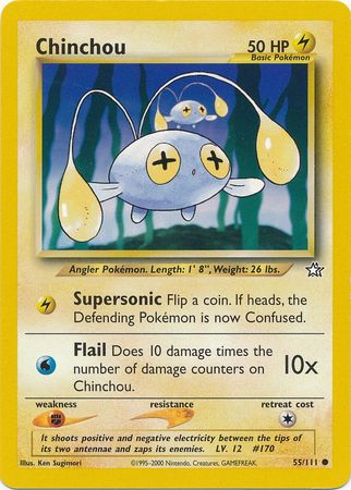 Chinchou (55/111) [Neo Genesis Unlimited] | Mega City Incorporated