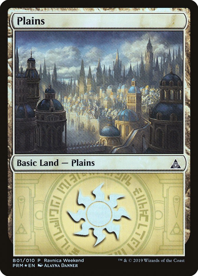 Plains (B01) [Ravnica Allegiance Guild Kit] | Mega City Incorporated