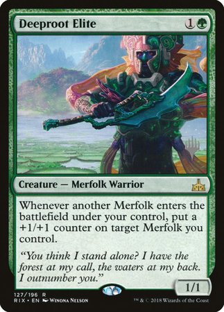 Deeproot Elite [Rivals of Ixalan Promos] | Mega City Incorporated