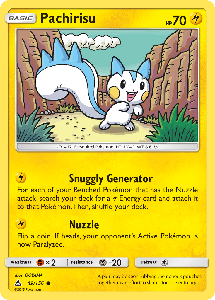 Pachirisu (49/156) [Sun & Moon: Ultra Prism] | Mega City Incorporated