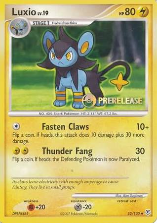 Luxio (52/130) (Prerelease Promo) [Nintendo: Black Star Promos] | Mega City Incorporated