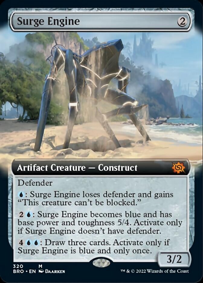 Surge Engine (Extended Art) [The Brothers' War] | Mega City Incorporated