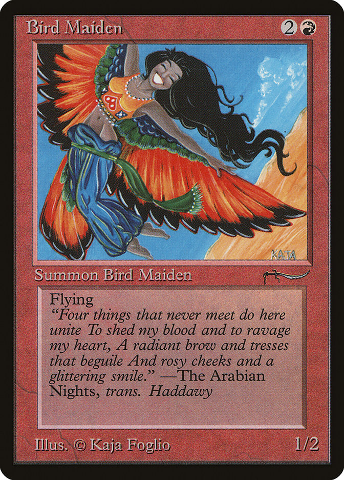 Bird Maiden (Light Mana Cost) [Arabian Nights] | Mega City Incorporated