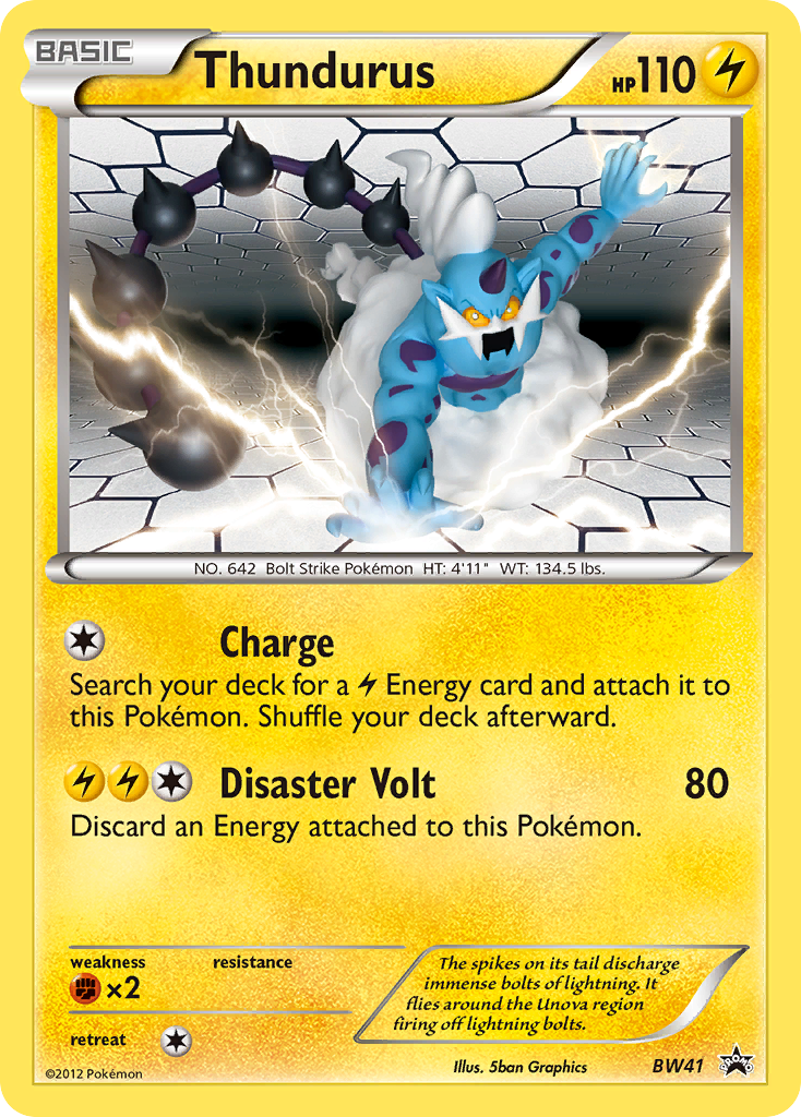 Thundurus (BW41) [Black & White: Black Star Promos] | Mega City Incorporated