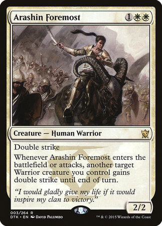 Arashin Foremost [Dragons of Tarkir] | Mega City Incorporated