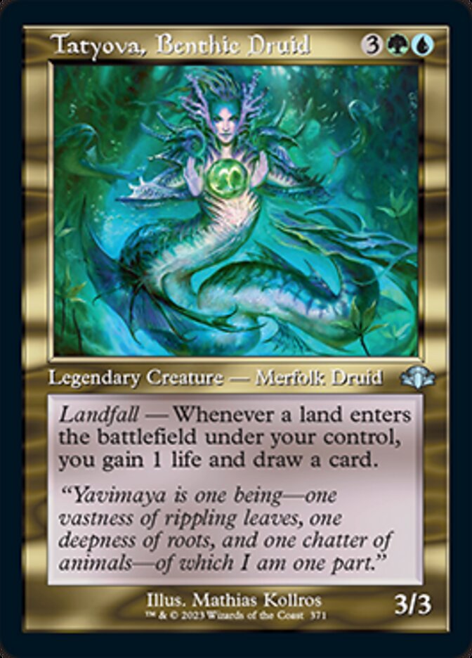 Tatyova, Benthic Druid (Retro) [Dominaria Remastered] | Mega City Incorporated