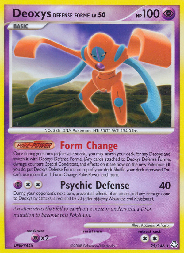 Deoxys Defense Forme (25/146) [Diamond & Pearl: Legends Awakened] | Mega City Incorporated