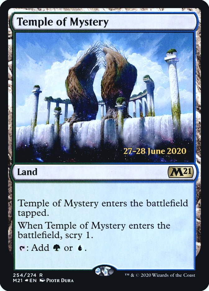 Temple of Mystery  [Core Set 2021 Prerelease Promos] | Mega City Incorporated