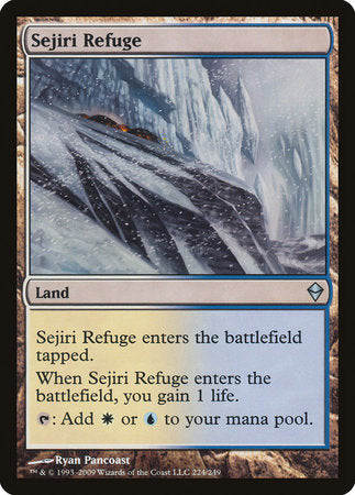 Sejiri Refuge [Zendikar] | Mega City Incorporated