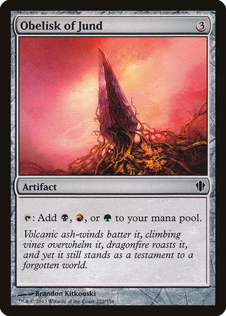 Obelisk of Jund [Commander 2013] | Mega City Incorporated