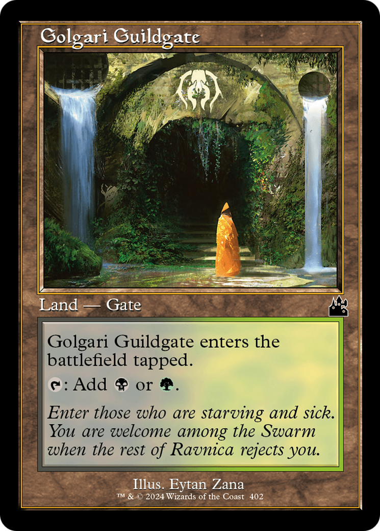 Golgari Guildgate (Retro Frame) [Ravnica Remastered] | Mega City Incorporated