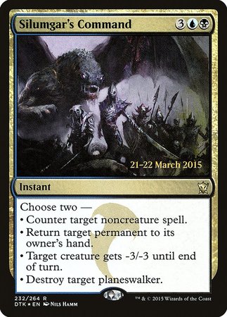 Silumgar's Command [Dragons of Tarkir Promos] | Mega City Incorporated