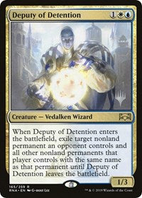 Deputy of Detention [Promo Pack: Throne of Eldraine] | Mega City Incorporated