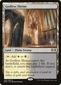 Godless Shrine [Promo Pack: Throne of Eldraine] | Mega City Incorporated