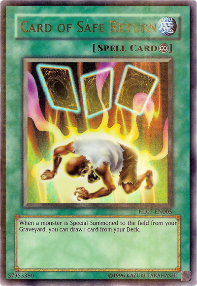 Card of Safe Return [HL07-EN005] Ultra Rare | Mega City Incorporated