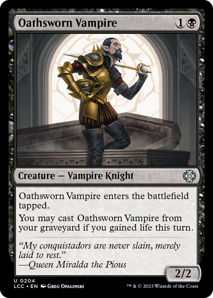 Oathsworn Vampire [The Lost Caverns of Ixalan Commander] | Mega City Incorporated