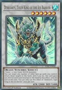 Dewloren, Tiger King of the Ice Barrier [SDFC-EN042] Ultra Rare | Mega City Incorporated