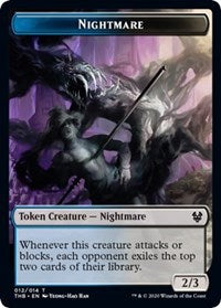 Nightmare Token [Theros Beyond Death] | Mega City Incorporated