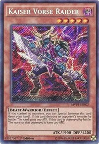 Kaiser Vorse Raider [MVP1-ENS02] Secret Rare | Mega City Incorporated