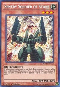 Sentry Soldier of Stone [MVP1-ENS12] Secret Rare | Mega City Incorporated