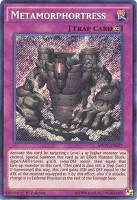 Metamorphortress [MVP1-ENS27] Secret Rare | Mega City Incorporated