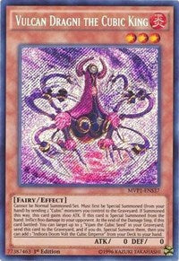 Vulcan Dragni the Cubic King [MVP1-ENS37] Secret Rare | Mega City Incorporated