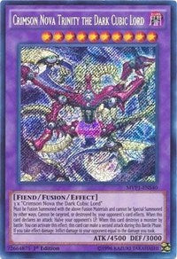 Crimson Nova Trinity the Dark Cubic Lord [MVP1-ENS40] Secret Rare | Mega City Incorporated