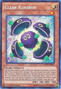 Clear Kuriboh [MVP1-ENS47] Secret Rare | Mega City Incorporated