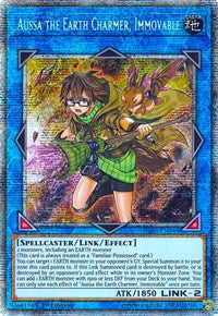 Aussa the Earth Charmer, Immovable (Starlight Rare) [IGAS-EN048] Starlight Rare | Mega City Incorporated