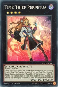 Time Thief Perpetua [IGAS-EN094] Super Rare | Mega City Incorporated