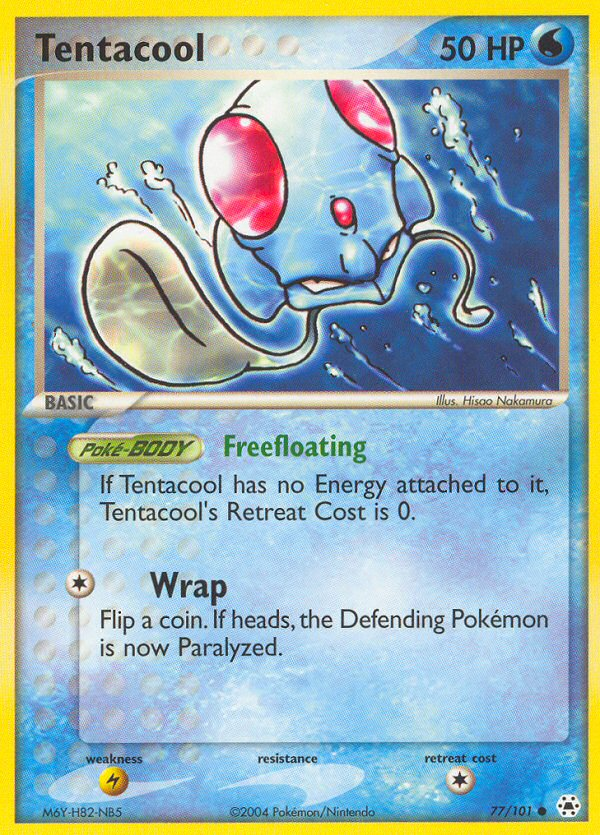 Tentacool (77/101) [EX: Hidden Legends] | Mega City Incorporated