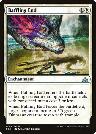 Baffling End [Rivals of Ixalan] | Mega City Incorporated