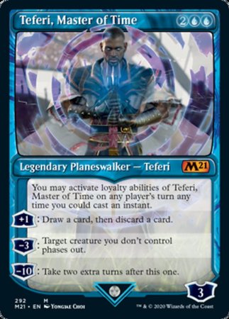 Teferi, Master of Time (Showcase) (292) [Core Set 2021] | Mega City Incorporated