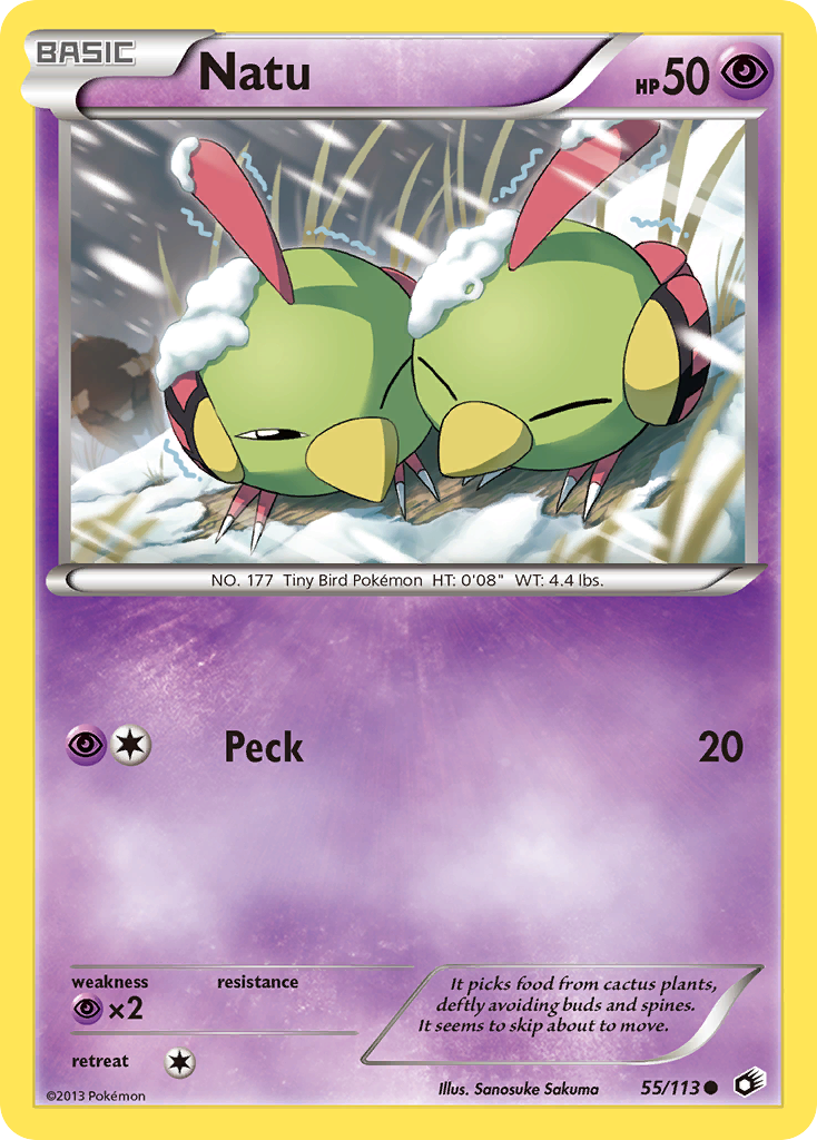 Natu (55/113) [Black & White: Legendary Treasures] | Mega City Incorporated