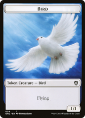 Bird // Cat Double-Sided Token [Phyrexia: All Will Be One Commander Tokens] | Mega City Incorporated