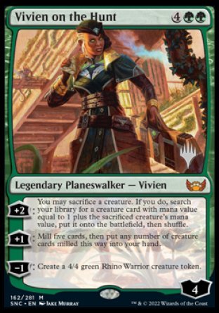 Vivien on the Hunt (Promo Pack) [Streets of New Capenna Promos] | Mega City Incorporated