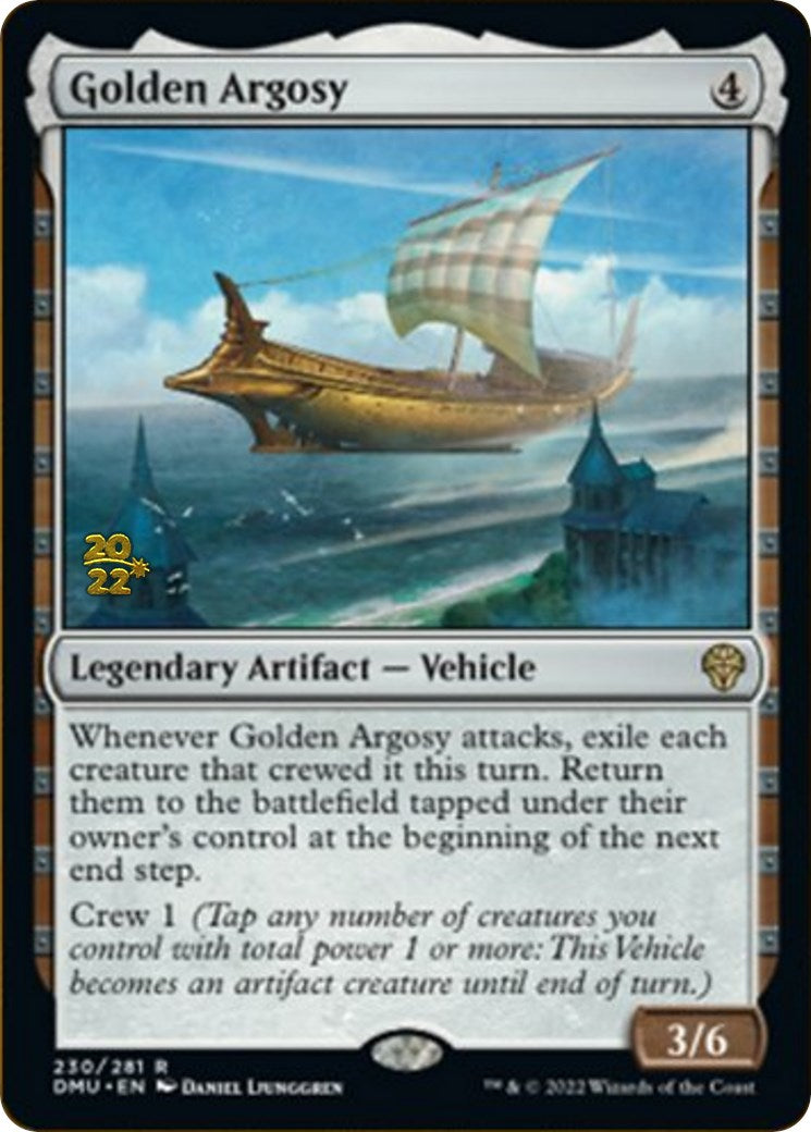 Golden Argosy [Dominaria United Prerelease Promos] | Mega City Incorporated