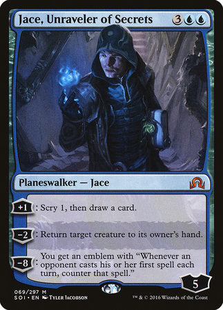 Jace, Unraveler of Secrets [Shadows over Innistrad] | Mega City Incorporated