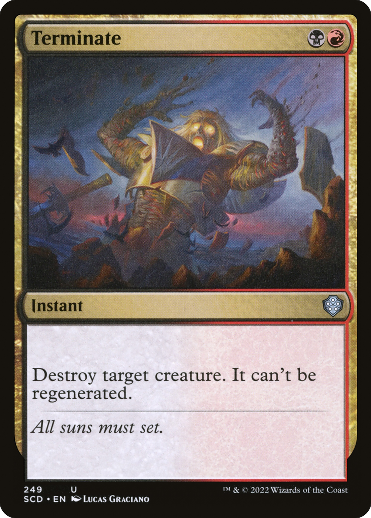 Terminate [Starter Commander Decks] | Mega City Incorporated
