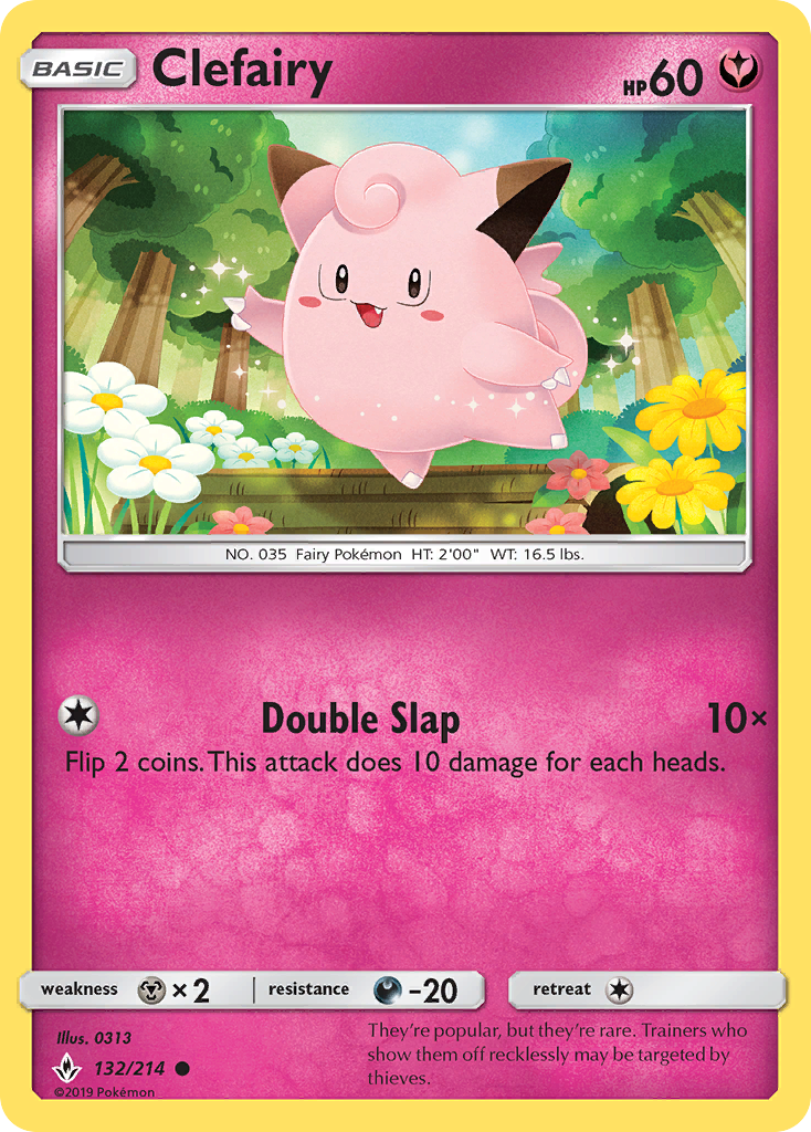 Clefairy (132/214) [Sun & Moon: Unbroken Bonds] | Mega City Incorporated