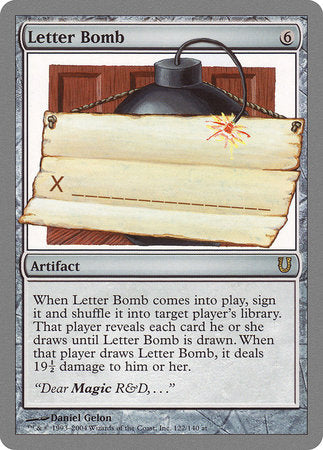 Letter Bomb [Unhinged] | Mega City Incorporated