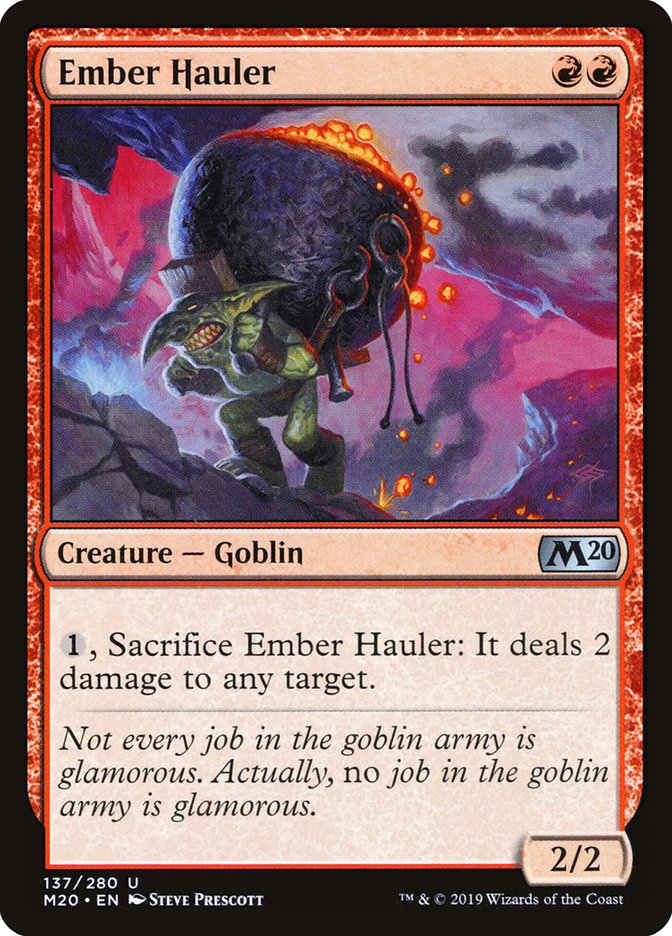 Ember Hauler [Core Set 2020] | Mega City Incorporated